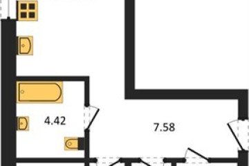 Фото №1: 2-комнатная квартира 58 м², 1/18 эт. - Краснодар, мкр. ЖК Тёплые Края,