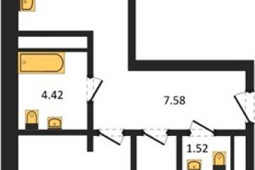 Фото №1: 2-комнатная квартира 59 м², 9/18 эт. - Краснодар, мкр. ЖК Тёплые Края,