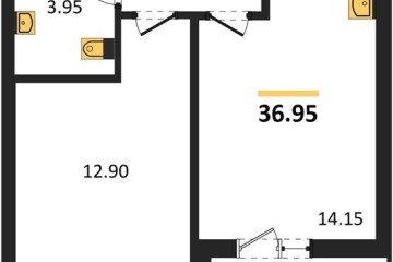 Фото №1: 1-комнатная квартира 36 м², 9/18 эт. - Краснодар, мкр. ЖК Тёплые Края,