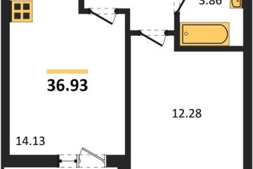 Фото №1: 1-комнатная квартира 36 м², 15/18 эт. - Краснодар, мкр. ЖК Тёплые Края,