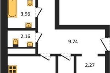 Фото №1: 2-комнатная квартира 62 м², 9/18 эт. - Краснодар, мкр. ЖК Тёплые Края,
