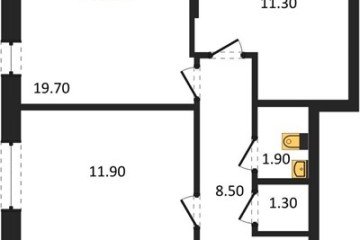 Фото №1: 3-комнатная квартира 73 м², 2/16 эт. - Краснодар, мкр. жилой комплекс Самолёт-6,