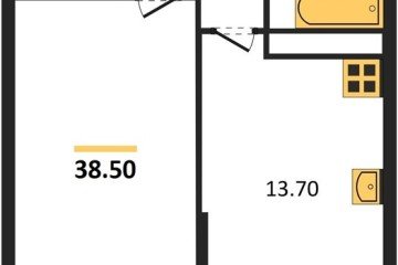 Фото №1: 1-комнатная квартира 38 м², 16/16 эт. - Краснодар, мкр. жилой комплекс Самолёт-6,