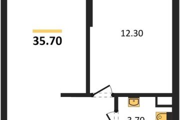 Фото №1: 1-комнатная квартира 35 м², 4/16 эт. - Краснодар, мкр. жилой комплекс Самолёт-6,