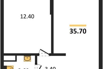 Фото №1: 1-комнатная квартира 35 м², 15/16 эт. - Краснодар, мкр. жилой комплекс Самолёт-6,