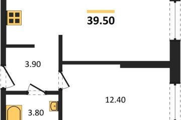 Фото №1: 1-комнатная квартира 39 м², 2/16 эт. - Краснодар, мкр. жилой комплекс Самолёт-6,