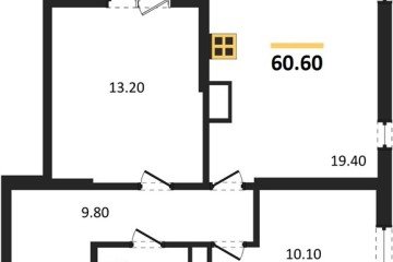 Фото №1: 2-комнатная квартира 60 м², 9/16 эт. - Краснодар, мкр. жилой комплекс Самолёт-6,