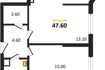 Фото №1: 2-комнатная квартира 47 м², 7/16 эт. - Краснодар, мкр. жилой комплекс Самолёт-6,