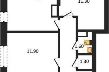 Фото №1: 3-комнатная квартира 72 м², 11/16 эт. - Краснодар, мкр. жилой комплекс Самолёт-6,