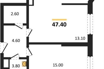 Фото №1: 2-комнатная квартира 47 м², 11/16 эт. - Краснодар, мкр. жилой комплекс Самолёт-6,