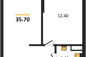 Фото №1: 1-комнатная квартира 35 м², 13/16 эт. - Краснодар, мкр. жилой комплекс Самолёт-6,