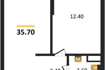 Фото №1: 1-комнатная квартира 35 м², 15/16 эт. - Краснодар, мкр. жилой комплекс Самолёт-6,