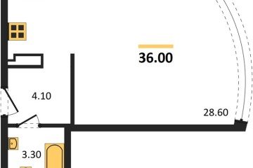 Фото №1: Студия 36 м², 16/16 эт. - Краснодар, мкр. жилой комплекс Самолёт-6,