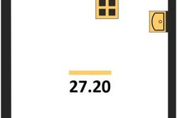 Фото №1: Студия 27 м², 16/16 эт. - Краснодар, мкр. жилой комплекс Самолёт-6,
