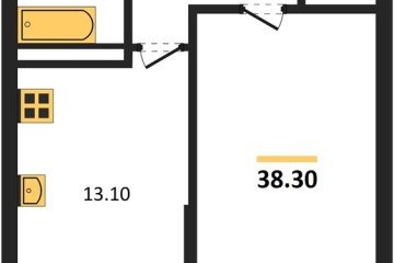Фото №1: 1-комнатная квартира 38 м², 16/16 эт. - Краснодар, мкр. жилой комплекс Самолёт-6,