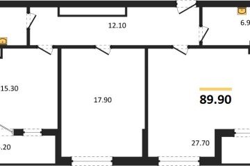 Фото №1: 2-комнатная квартира 89 м², 23/24 эт. - Краснодар, мкр. ЖК Все Свои Вип,