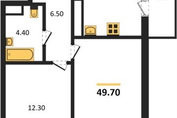 Фото №1: 2-комнатная квартира 49 м², 14/24 эт. - Краснодар, мкр. ЖК Все Свои Вип,