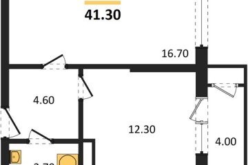 Фото №1: 1-комнатная квартира 41 м², 15/24 эт. - Краснодар, мкр. ЖК Рекорд, ул. Новороссийская, 102И