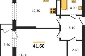 Фото №1: 1-комнатная квартира 41 м², 18/24 эт. - Краснодар, мкр. ЖК Рекорд, ул. Новороссийская, 102И