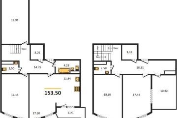 Фото №1: 4-комнатная квартира 153 м², 19/20 эт. - Краснодар, мкр. ЖК Альфа, ул. Уральская, 100