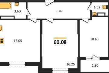 Фото №1: 2-комнатная квартира 61 м², 17/19 эт. - Краснодар, мкр. Карасунский внутригородской округ,