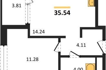Фото №1: 1-комнатная квартира 37 м², 6/16 эт. - Краснодар, мкр. жилой квартал Патрики,