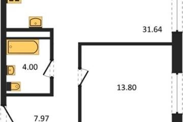 Фото №1: 2-комнатная квартира 81 м², 12/18 эт. - Краснодар, мкр. жилой квартал Патрики,