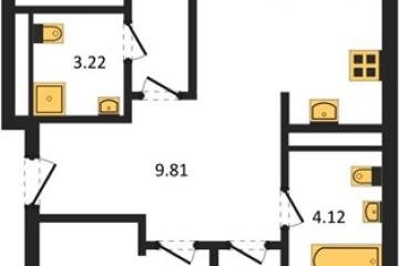 Фото №1: 3-комнатная квартира 80 м², 3/18 эт. - Краснодар, мкр. жилой квартал Патрики,