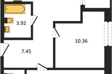 Фото №1: 2-комнатная квартира 63 м², 3/18 эт. - Краснодар, мкр. жилой квартал Патрики,