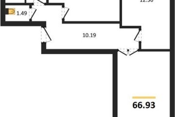 Фото №1: 2-комнатная квартира 67 м², 13/24 эт. - Краснодар, мкр. Музыкальный, ул. Российская, 257/7лит3