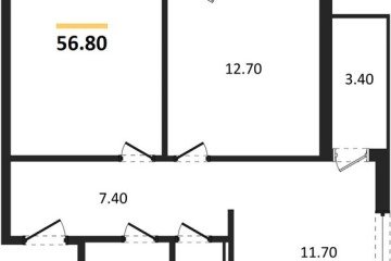 Фото №1: 2-комнатная квартира 56 м², 5/18 эт. - Краснодар, мкр. ЖК Парк у Дома, ул. Героя Владислава Посадского, 17
