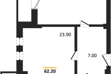 Фото №1: 1-комнатная квартира 63&nbsp;м², 1/7&nbsp;эт. - Краснодар, мкр. Фестивальный, ул. Круговая, 4/1