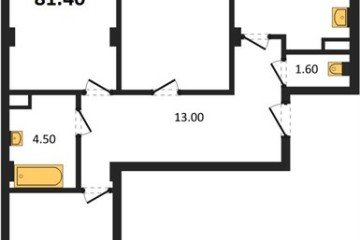 Фото №1: 3-комнатная квартира 83 м², 1/7 эт. - Краснодар, мкр. Фестивальный, ул. Круговая, 4/1