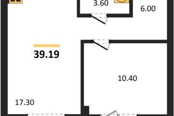 Фото №1: 1-комнатная квартира 39 м², 2/7 эт. - Краснодар, мкр. Фестивальный, ул. Круговая, 4/1