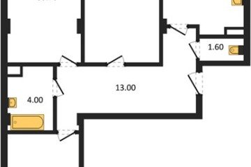 Фото №1: 3-комнатная квартира 81 м², 2/7 эт. - Краснодар, мкр. Фестивальный, ул. Круговая, 4/1