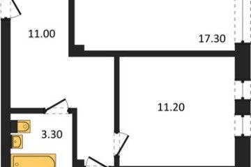 Фото №1: 2-комнатная квартира 67&nbsp;м², 1/7&nbsp;эт. - Краснодар, мкр. Фестивальный, ул. Круговая, 4/1