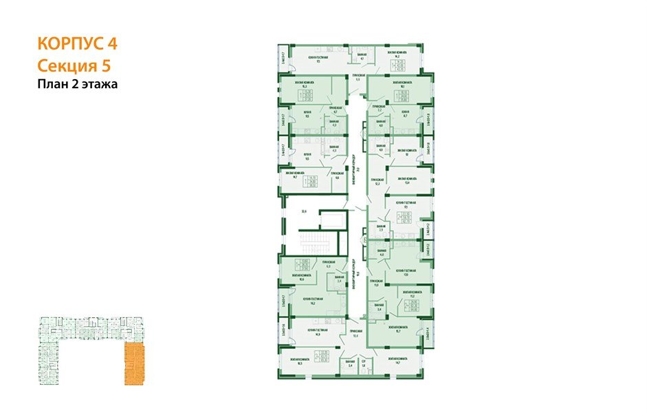 Фото №7: 1-комнатная квартира 36&nbsp;м², 2/7&nbsp;эт. - Краснодар, Прикубанский внутригородской округ, мкр. Фестивальный, ул. Круговая, 4/1