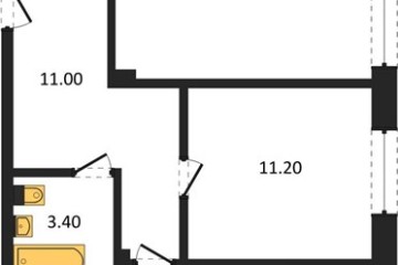 Фото №1: 2-комнатная квартира 66 м², 2/7 эт. - Краснодар, мкр. Фестивальный, ул. Круговая, 4/1