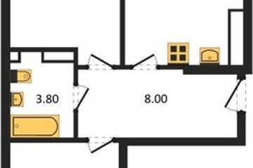 Фото №1: 2-комнатная квартира 63 м², 2/9 эт. - Краснодар, мкр. жилой комплекс Лето, ул. имени Генерала Корнилова, 1к1