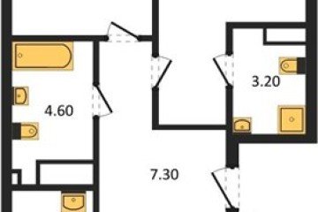 Фото №1: 2-комнатная квартира 75 м², 8/18 эт. - Краснодар, мкр. ЖК Первое Место, ул. Виктора Казанцева, 1.3лит2