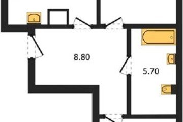 Фото №1: 2-комнатная квартира 64 м², 2/18 эт. - Краснодар, мкр. ЖК Первое Место,