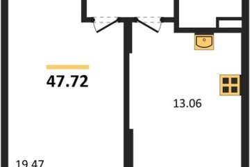 Фото №1: 1-комнатная квартира 48 м², 1/8 эт. - Северская, мкр. ЖК Цветной Бульвар,