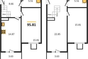 Фото №1: 3-комнатная квартира 97 м², 6/8 эт. - Северская, мкр. ЖК Цветной Бульвар,