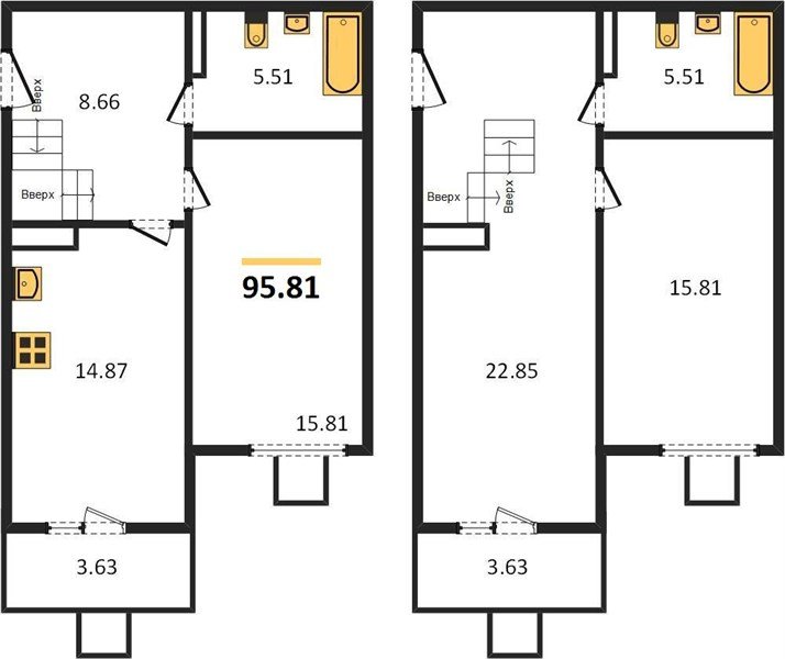 Фото №1: 3-комнатная квартира 97&nbsp;м², 6/8&nbsp;эт. - Северская, мкр. ЖК Цветной Бульвар
