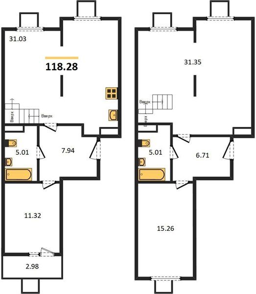 Фото №1: 3-комнатная квартира 119&nbsp;м², 6/8&nbsp;эт. - Северская, мкр. ЖК Цветной Бульвар