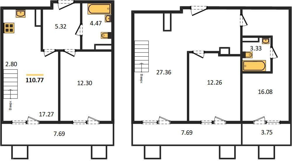 Фото №1: 4-комнатная квартира 110&nbsp;м², 7/8&nbsp;эт. - Северская, мкр. ЖК Цветной Бульвар