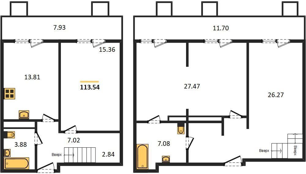Фото №1: 3-комнатная квартира 113&nbsp;м², 7/8&nbsp;эт. - Северская, мкр. ЖК Цветной Бульвар
