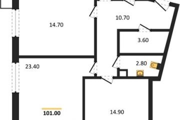 Фото №1: 3-комнатная квартира 100 м², 4/18 эт. - Краснодар, мкр. Парк Победы,