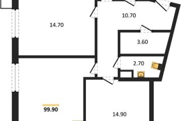 Фото №1: 3-комнатная квартира 99 м², 10/18 эт. - Краснодар, мкр. Парк Победы,
