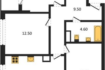 Фото №1: 3-комнатная квартира 76 м², 6/18 эт. - Краснодар, мкр. ЖК Первое Место, ул. Виктора Казанцева, 1.2лит1